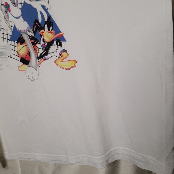 Space Jam 1996 Movie T-Shirt 2XL Bugs Bunny Daffy Taz - Picture 7 of 12